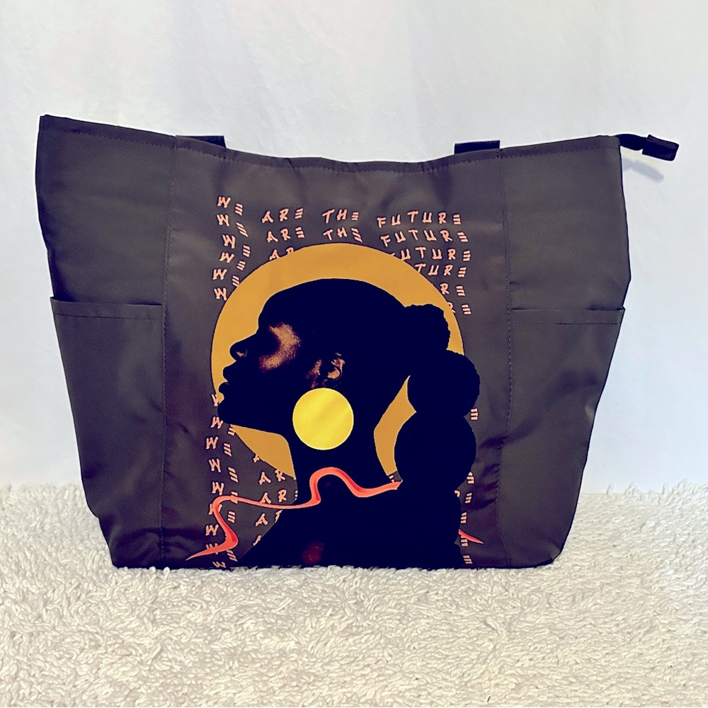 Black History Month Tote Bag Jermel Blu Moody for Target Limited Edition Olive